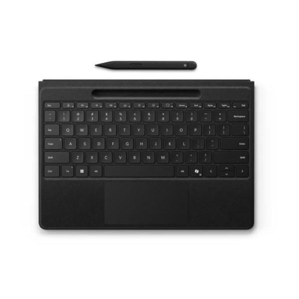 Microsoft マイクロソフト 8YU-00022 ブラック フレックスキーボード ペン収納付/スリム ペン付 Surface Pro