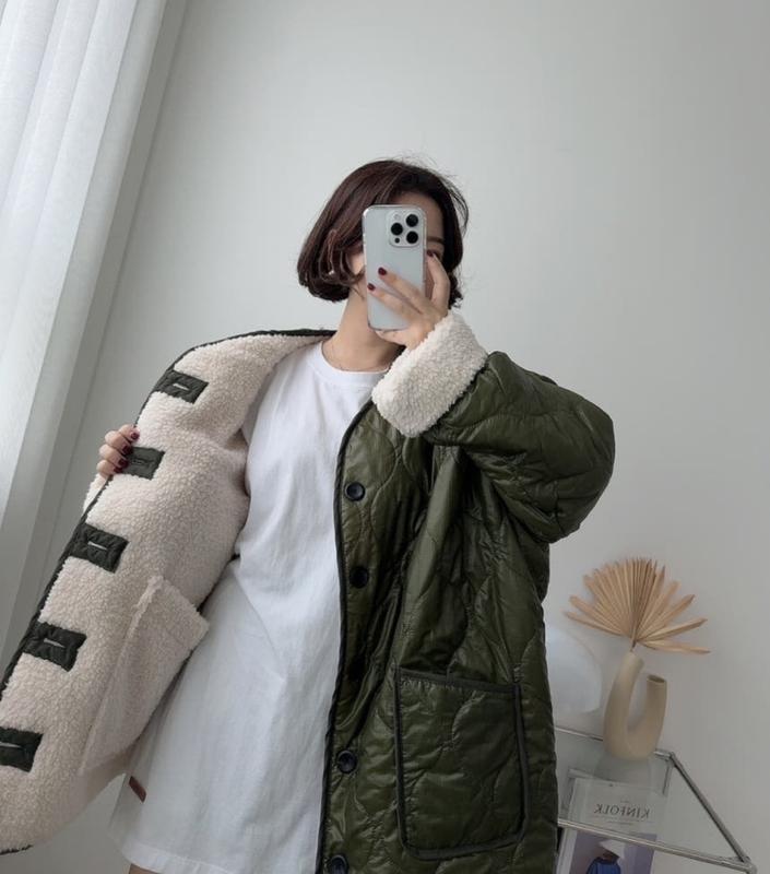 男女共用)リバーシブルパディングジャンパー(ユニセックス,2オンスキルティングJP)