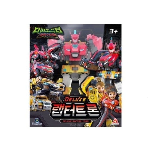 ダイノスター/デラックス/ラプタートロン/赤色/三段変身/自動車モード/ダイノモード/ロボットモード/ロボット/合体ロボット/変身ロボット/韓国ロボット/Dinoster/正品/2023/新型