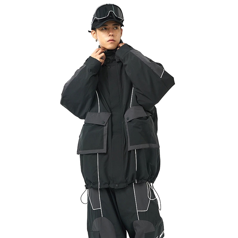 スノーボードウェア 2024 2025 上下セット レディース メンズ 防水10000mm スキーウェア スノボウェア ジャケット アウター パーカー ロングパンツ 男女兼用 防水 防寒