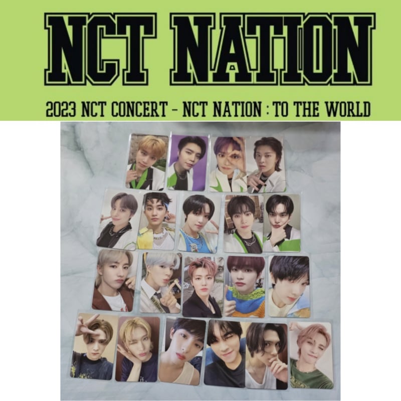 NCT/WayV 5万ウォン特典メンバー20種選択/2023 NCT CONCERT - NCT NATION:TO THE WORLD 公式グッズ