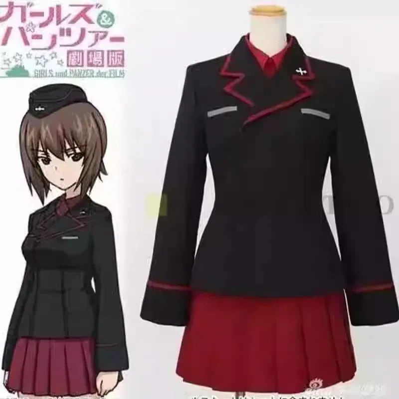 新作入荷 大 ガールズ＆パンツァー Cos ディジア アニメ Cos 黒森峰女学園 コスプレスーツ