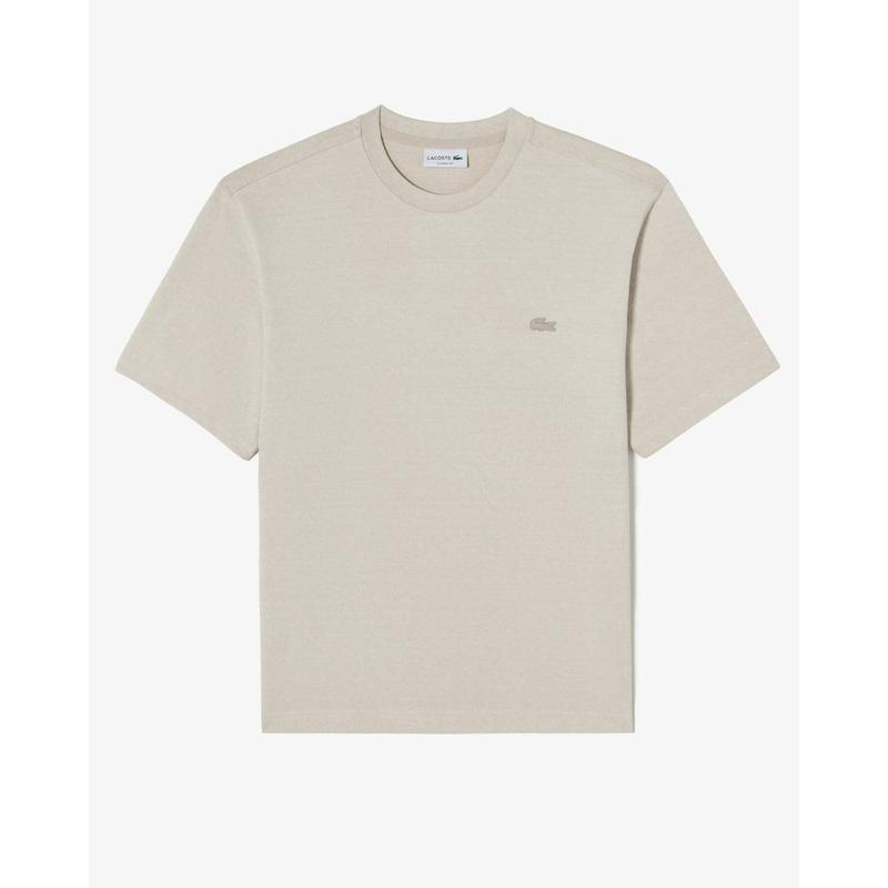 26SS(男性)男性配色ステッチ半袖Tシャツ TH328E-56G 02S(ベージュ)