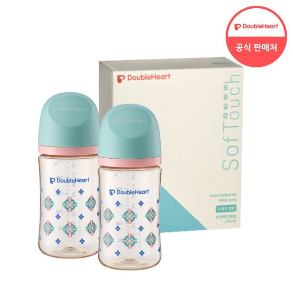 第3世代 PPSU丹青 240ml ツインパック(哺乳瓶2本/おしゃぶり)哺乳瓶