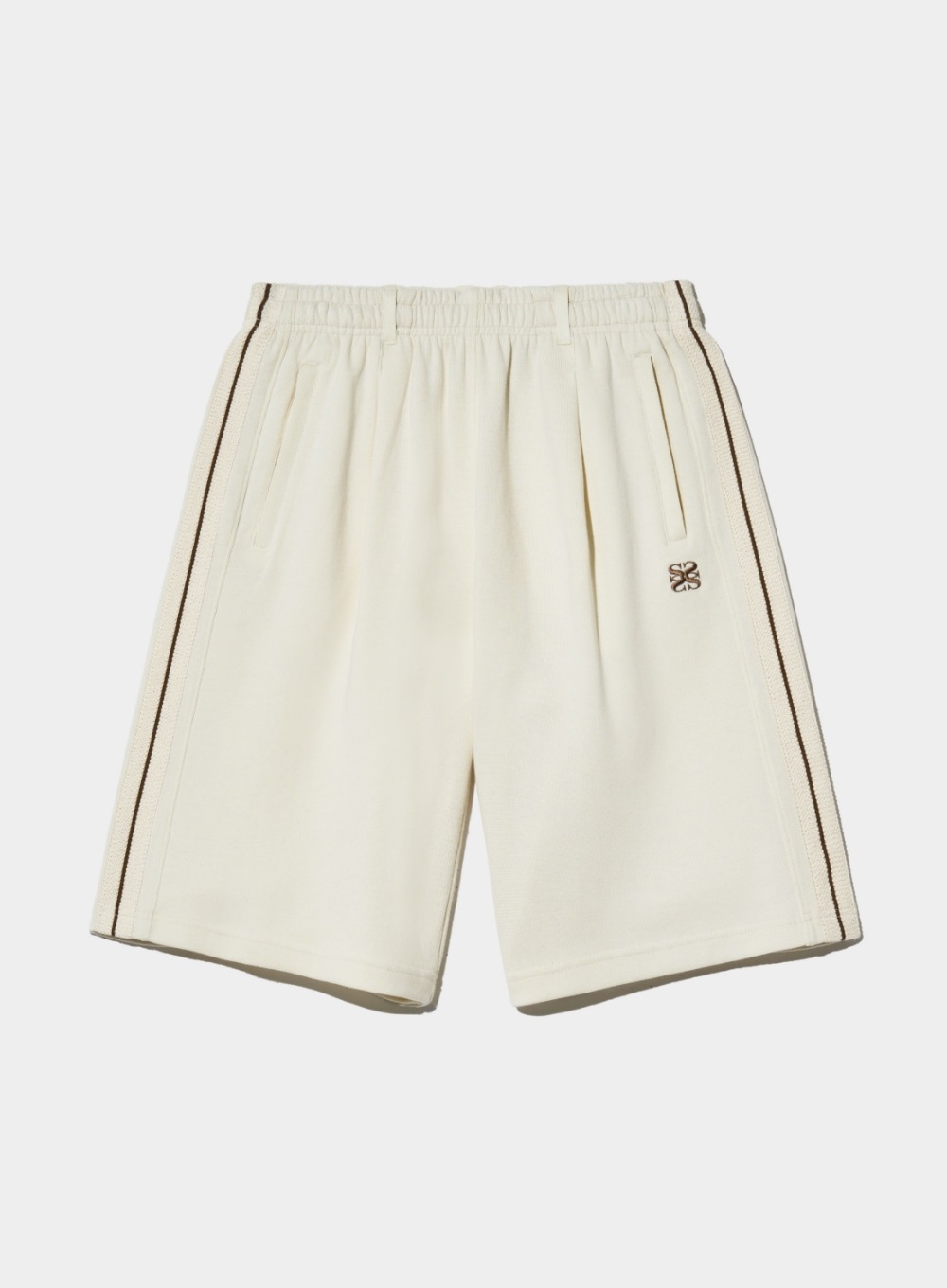 【SATUR】 LAWTON ALL DAY TRACK SHORTS : RESORT CREAM