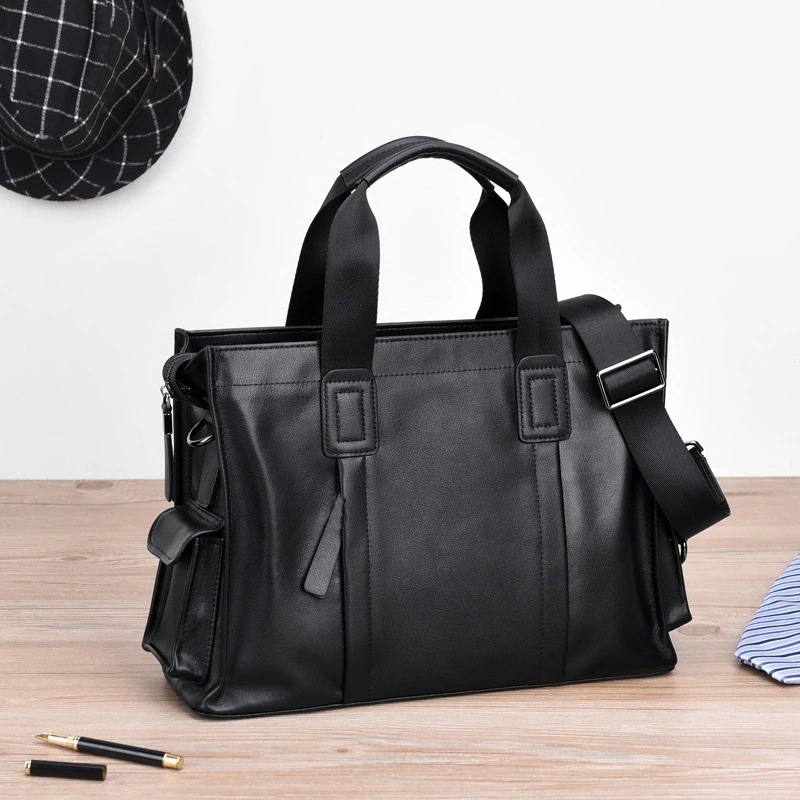 PC Bag/ブリーフケース/ビジネスバッグ/ハンドバッグブリーフケース男性大容量カジュアル男性用バッグファイルバッグハンドバッグ30%までに制限
