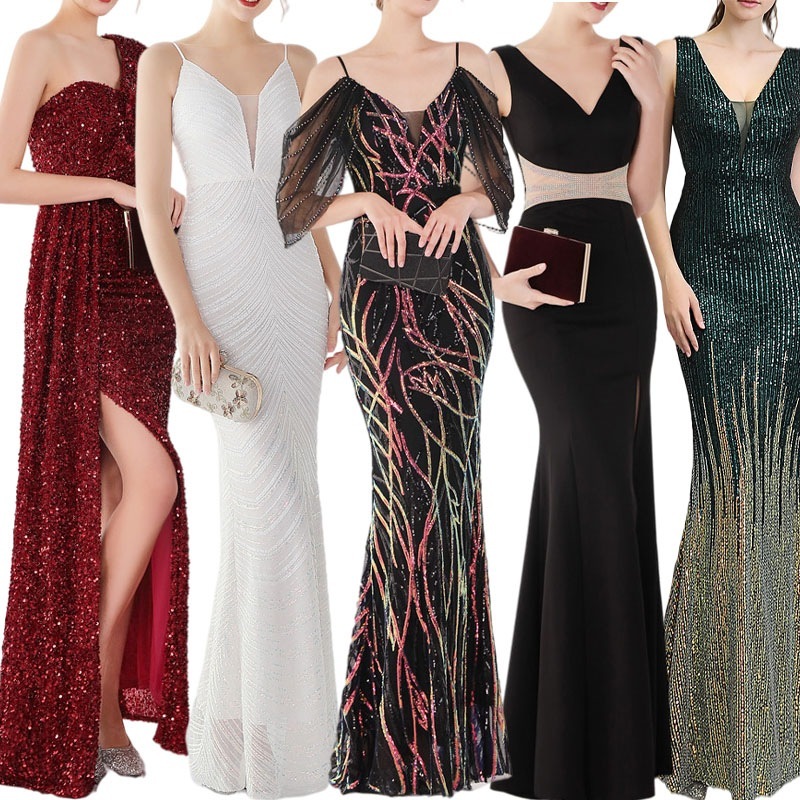 パーティードレス ワンピース 礼装ロングドレス マーメイドライン 演奏会 発表会 卒業式 合唱団 6,846円