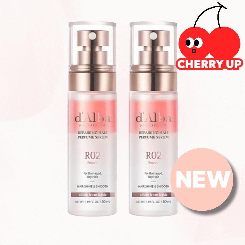 【新作/1+1】ダルバ プロフェッショナル リペアリング ヘアパフュームセラム ロゼフリージア 50mL＋50mL ヘアミストヘアセラム ヘアパフューム さらさら仕上げ 艶髪 ダメージケア うるおい