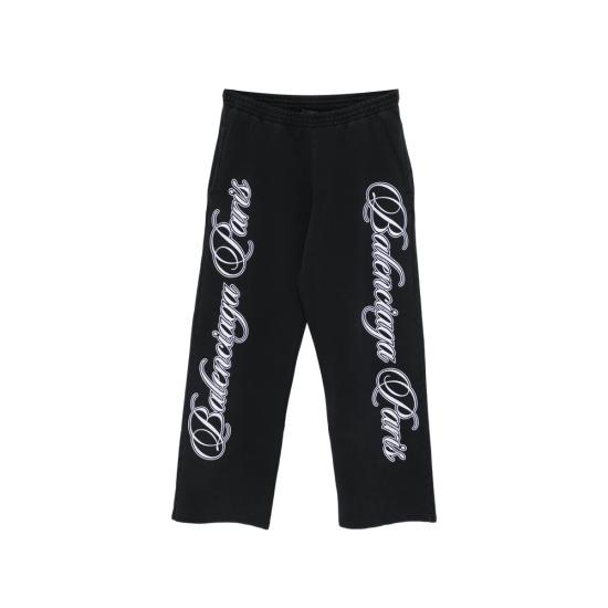 BALENCIAGA Men Training Pants 846917 TTVM8 6552 BLACK