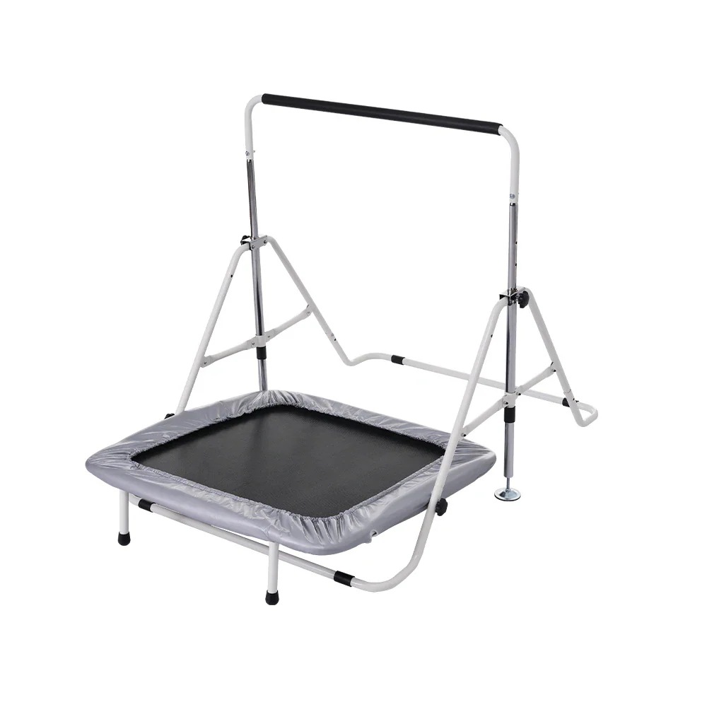 鉄棒&トランポリン 室内 屋外 てつぼう さか上がり 折りたたみ 有酸素運動 健康器具 マルチジム懸垂マシン 高さ5段階調整GG8365 Cute Black+GreyG55