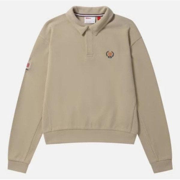 長袖Tシャツ JQS W243002GHT92-CRM 女性用カラー型スウェットシャツ