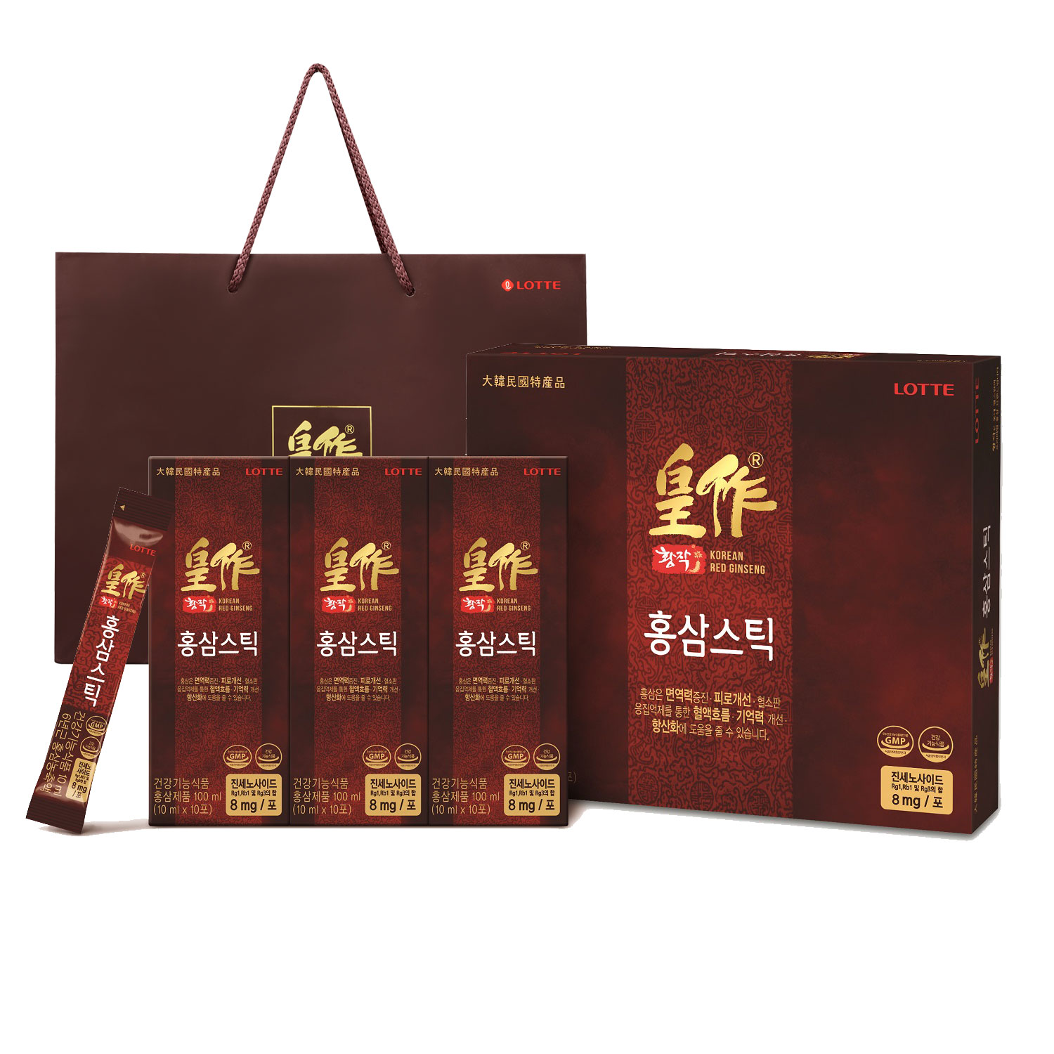 ロッテヘルスワン黄昏紅参スティック