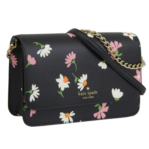 ケイトスペード バッグ レディース 2WAY ショルダーバッグ アウトレット ブラックマルチ マディソン MADISON FLAP CROSSBODY KF441-001 KATE SPADE