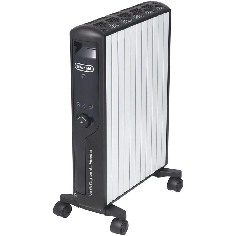 アウトレット　展示未使用品　デロンギ(DeLonghi)　オイルヒーター　MDHU15-BK　マルチダイナミックヒーター　ピュアホワイト+マットブラック　[10~13畳用]