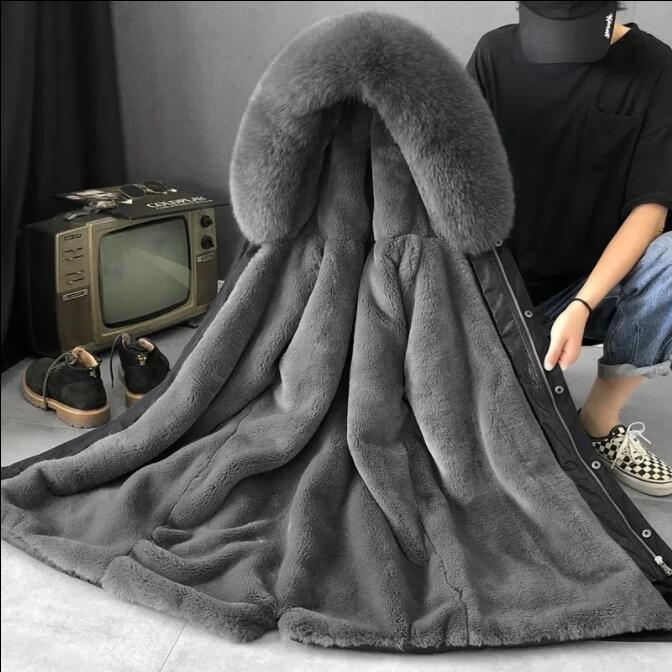 希少 リバーシブル 両面ミンク コート 毛皮 ヘリンボーン 女優襟 