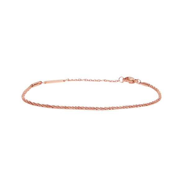 ブレスレット Elan Twisted Chain RG アクセサリー DW00400559 Rose Gold