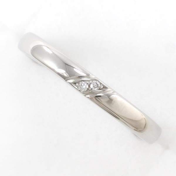 オンリーユー PT950 リング 指輪 8号 ダイヤ 0.01 アメジスト ジュエリー 中古