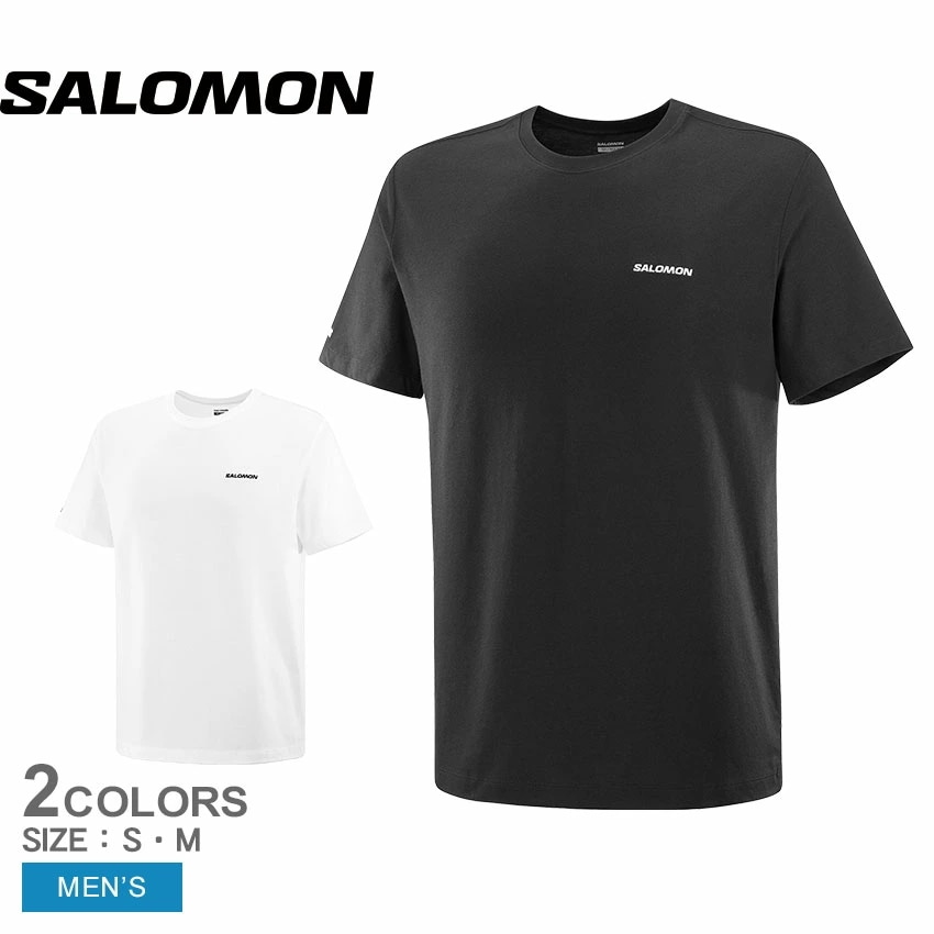 SALOMON LOGO LC2526200 LC2526400 メンズ ウエア トップス 半袖 半袖Tシャツ アウトドア レジャー カジュアル シンプル スポーティ ブランド ロゴ 通気性