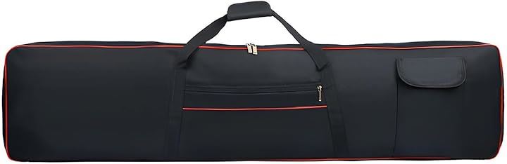 キーボードバッグ 電子ピアノ 61鍵用 88鍵用 キーボード保護ケース 2way(ブラック)