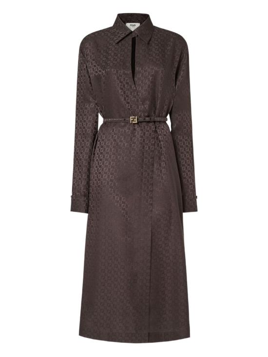 FENDI Women Long Skirts FDD443 AUQGF1T6H Brown