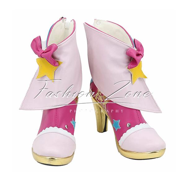 アイカツ! アイドルカツドウ！風 虹野ゆめ 虹野夢 コスプレブーツ 道具小物 cos靴 cosplay 仮装 変装 コスチューム