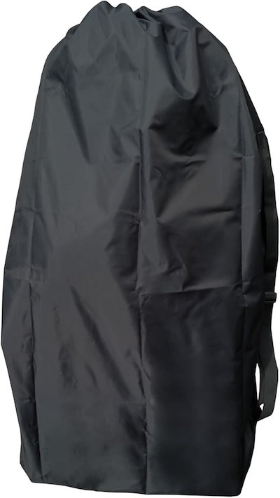 他サイト： ベビーカー カバー 収納 屋外 保管 バッグ a型 b型 エアバギー ストローラーカバー 汚れ防止 コンパクト 肩掛け(ブラック)の商品画像