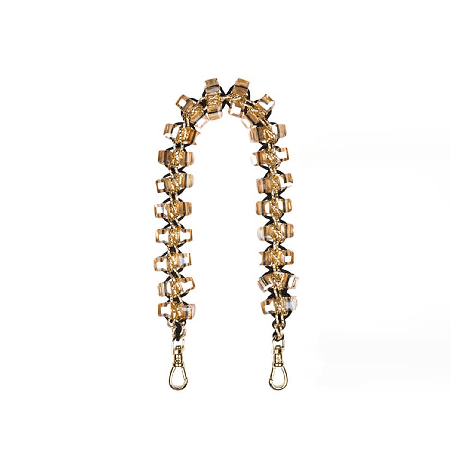 ストラップ スマホストラップ ロング クリスタル バンドレット ブラック メンズ レディース ブラック 黒 31LCR