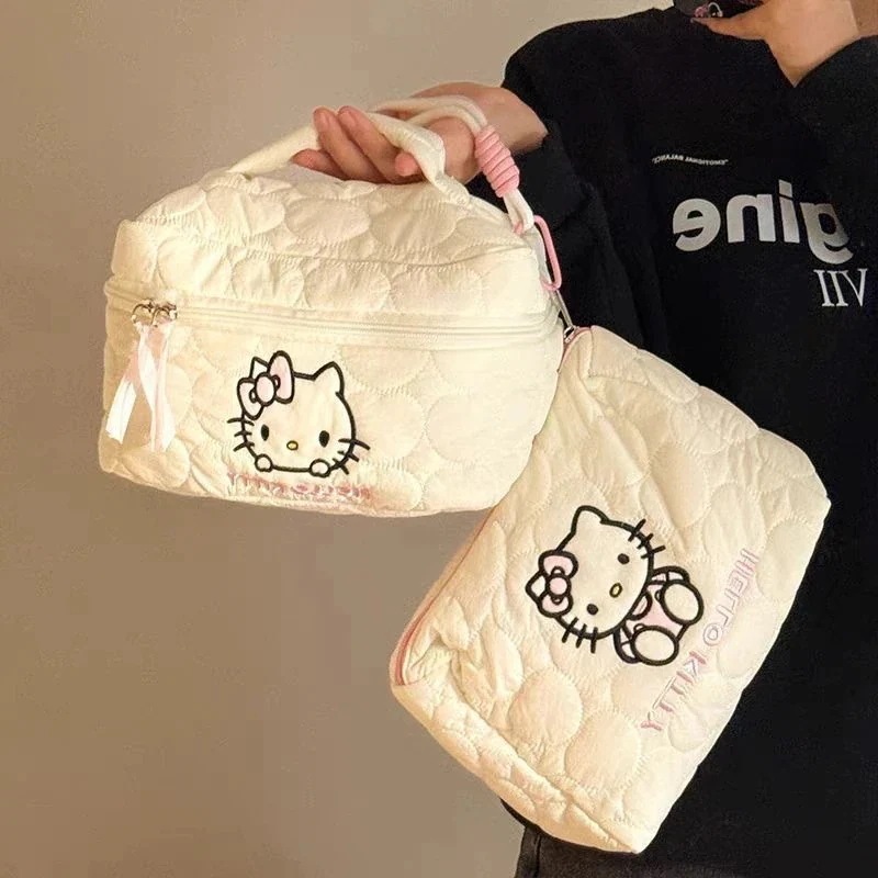 【20点セット】【急速出荷】超人気 新色追加 可愛い キティちゃん 化粧ポーチ メイクポーチ 大容量 ハローキティ 可愛い ポーチ レディース 大容量 ペンケース 収納ポーチ 小さめ 小物入れ コスメ