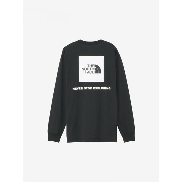 ザ・ノース・フェイス THE NORTH FACE ロングスリーブバックスクエアロゴティー（メンズ） NT32442-K 長袖