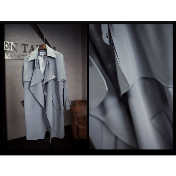 コート チェスターコート 春 秋 トレンチコート フォーマル ステンカラーコート 通勤 ジャケット エレガント 細見せ アウターウェア カジュアル