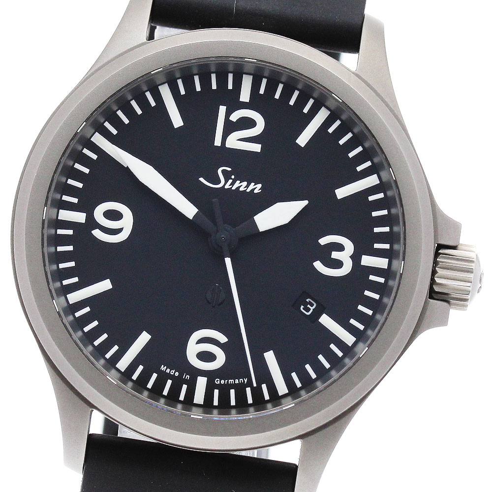 ジン Sinn 856 フリーガー デイト 自動巻き メンズ 美品 _870650【中古】