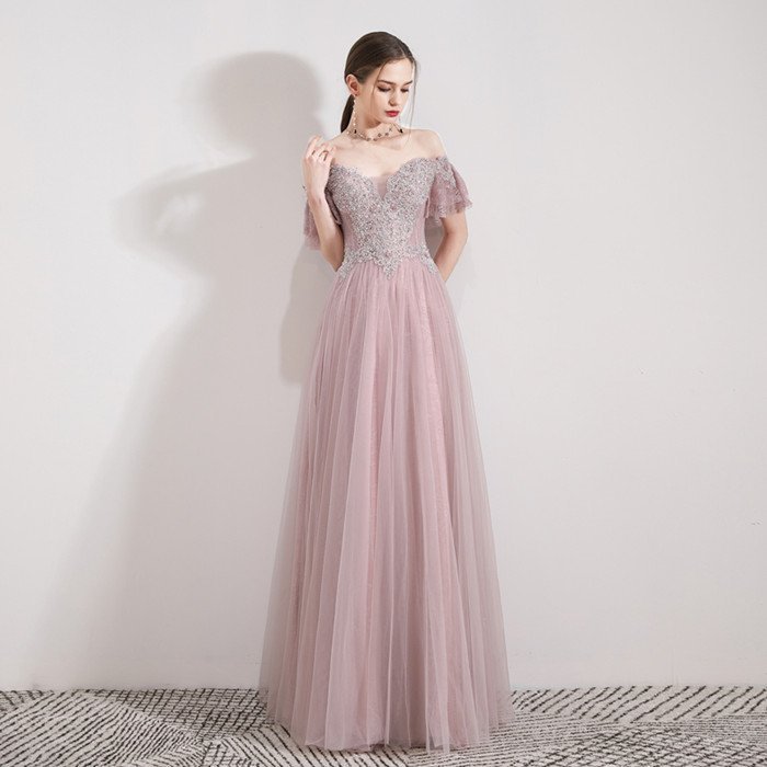 カラードレス パーティードレス 演奏会用ドレス ピンク ウェディングドレス ロングドレス 発表会 結婚式 ピアノ 二次会 ドレス 前撮り 結婚式 花嫁 演奏会 9,404円