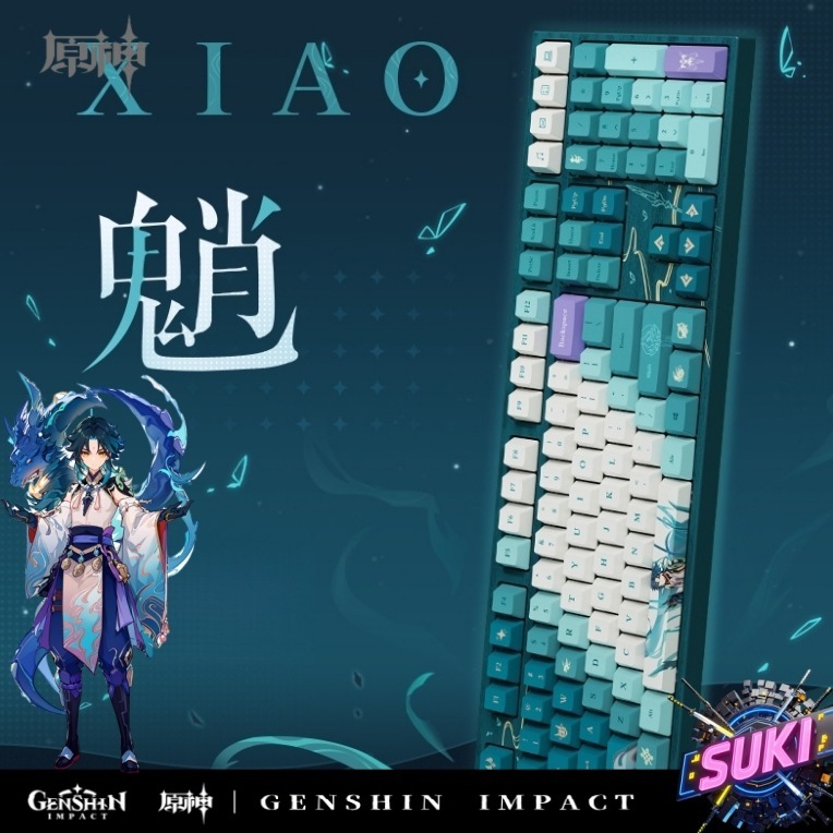 「キーボード」【プロ品質を極める!】原神 グッズ / 魈 インプレッションシリーズ / Genshin Impact Xiao げんしん コスプレ