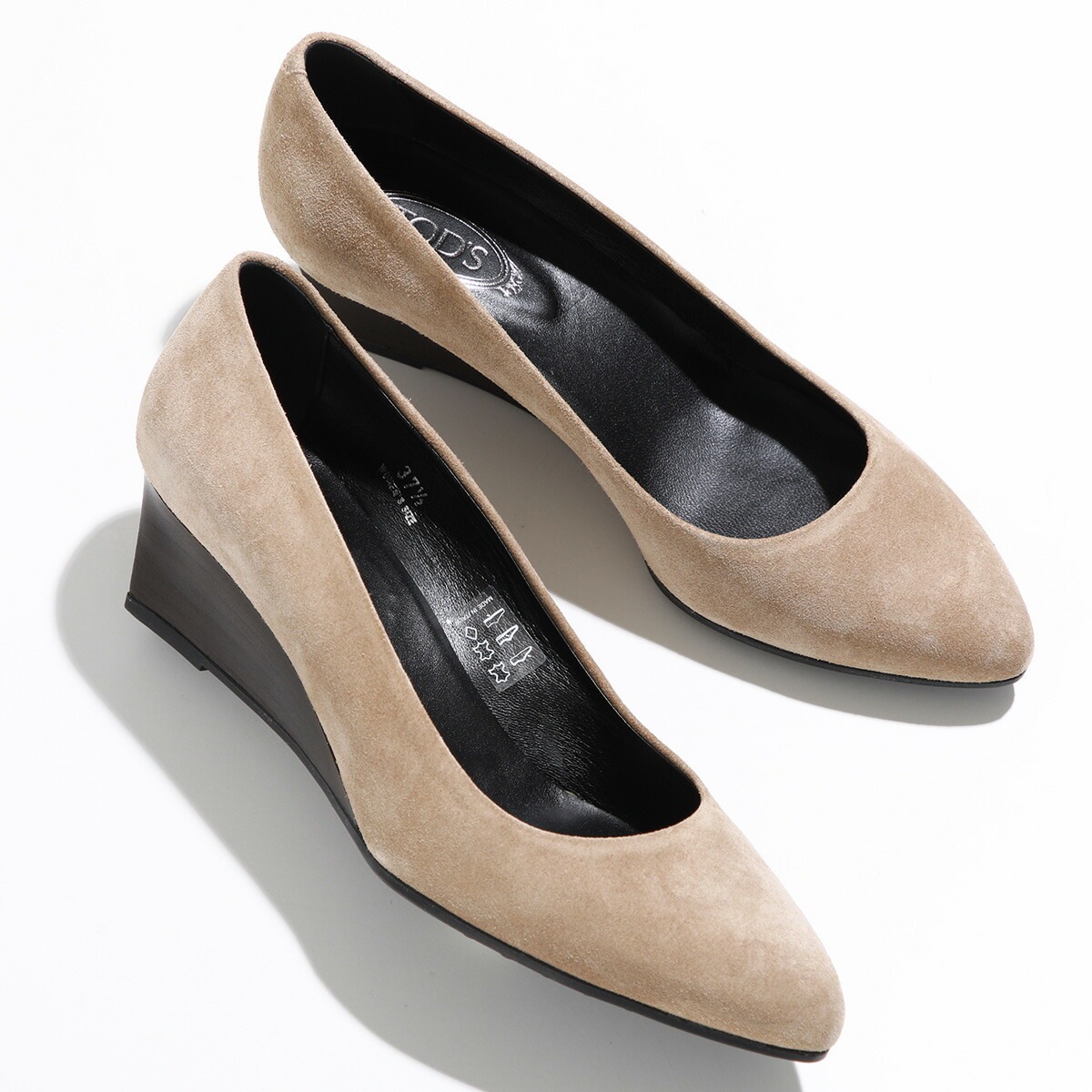 TODS トッズ パンプス XXW0VR0R530LCA レディース スウェード レザー ロゴ ポインテッドトゥ シューズ 靴 S812