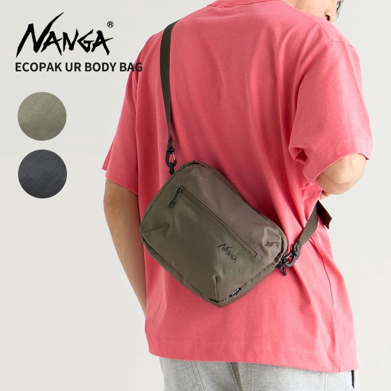 ナンガ ボディバッグ ショルダーバッグ 3L NANGA エコパック UR ボディーバッグ ECOPAK UR BODY BAG N2502-3N301Z