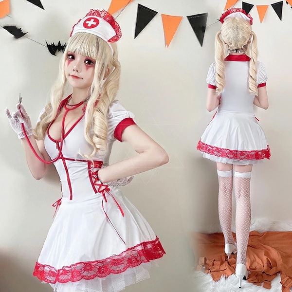 コスプレ ナース 仮装 ナース服 ドクター 衣装 ハロウィン衣装 コスプレ衣装 セクシー 大人 大人用 コス エロ エロい 服 バレンタイン バレンタインデー かわいいヴァレンタイン 女性 ミニスカ