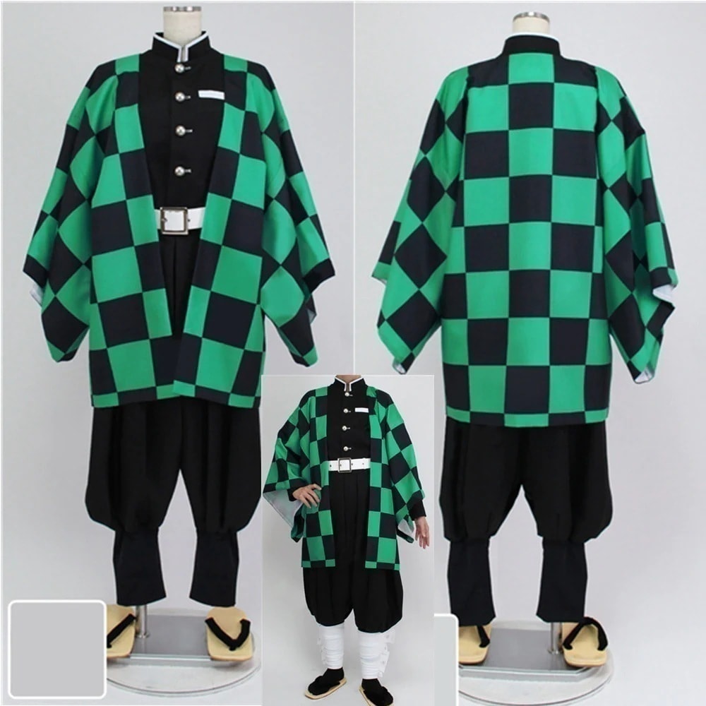仮装 変装 ハロウィン コスチューム コスプレ衣装 鬼殺隊制服 竈門炭治郎 スーツ ハロウィン 2024年新作入荷コスプレ