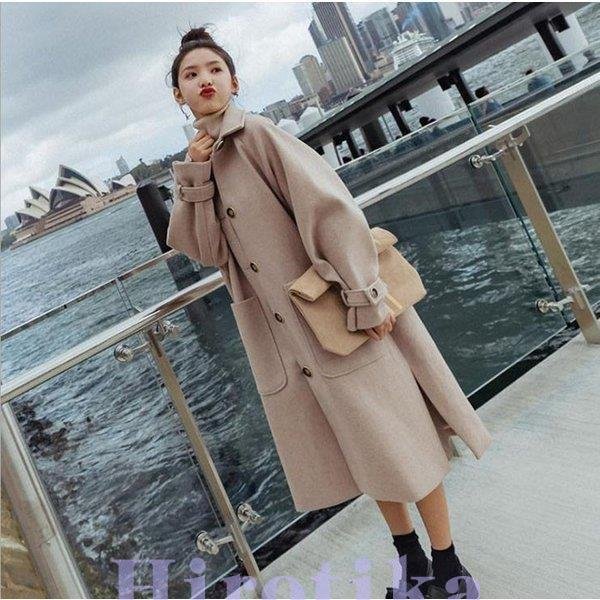 チェスターコート レディース ロング丈 秋冬アウター 無地 ラシャコート レディース ジャケット 通 7,779円