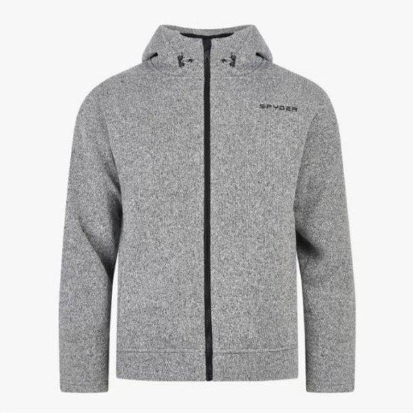 フードジップアップ PQF SPJWCNFT303M-MGR メンズセーターボンディングフードジップアップ