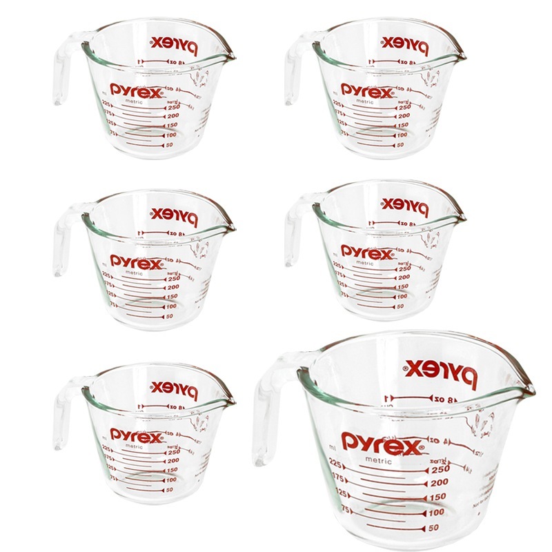 パイレックスオリジナル計量カップ250ml×6個
