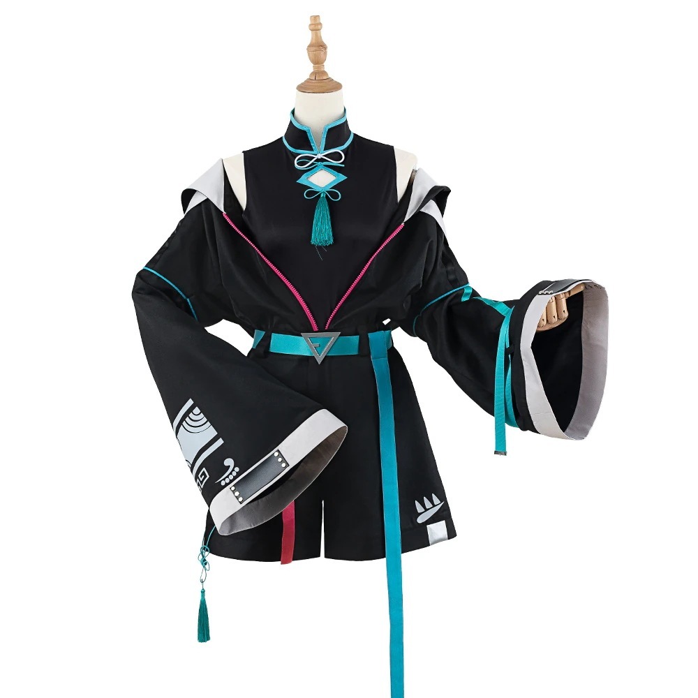 激安ブランドバーチャルYouTuber　VTuber にじさんじ コスプレ チャイナストリート 緑仙 コスプレ衣装新品が手に入る