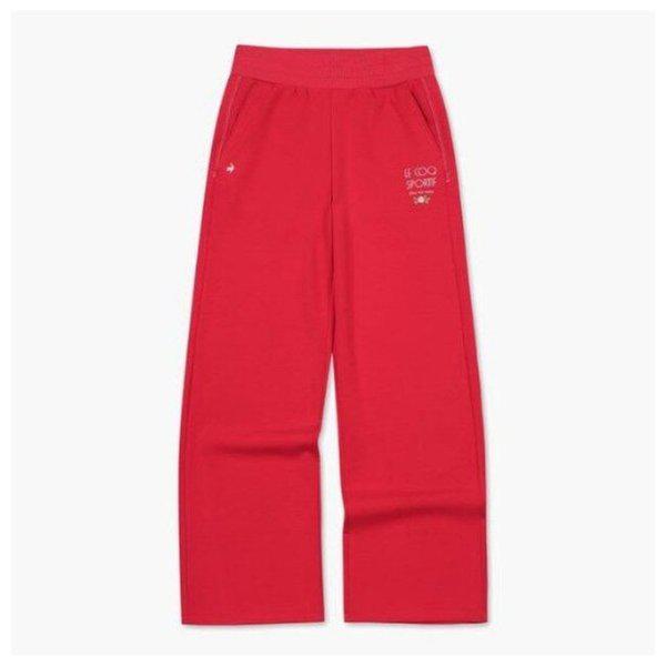 パンツ NQJ QP322OFP71-RED 女性 ダブルテンション ストレート パンツ / RED_1