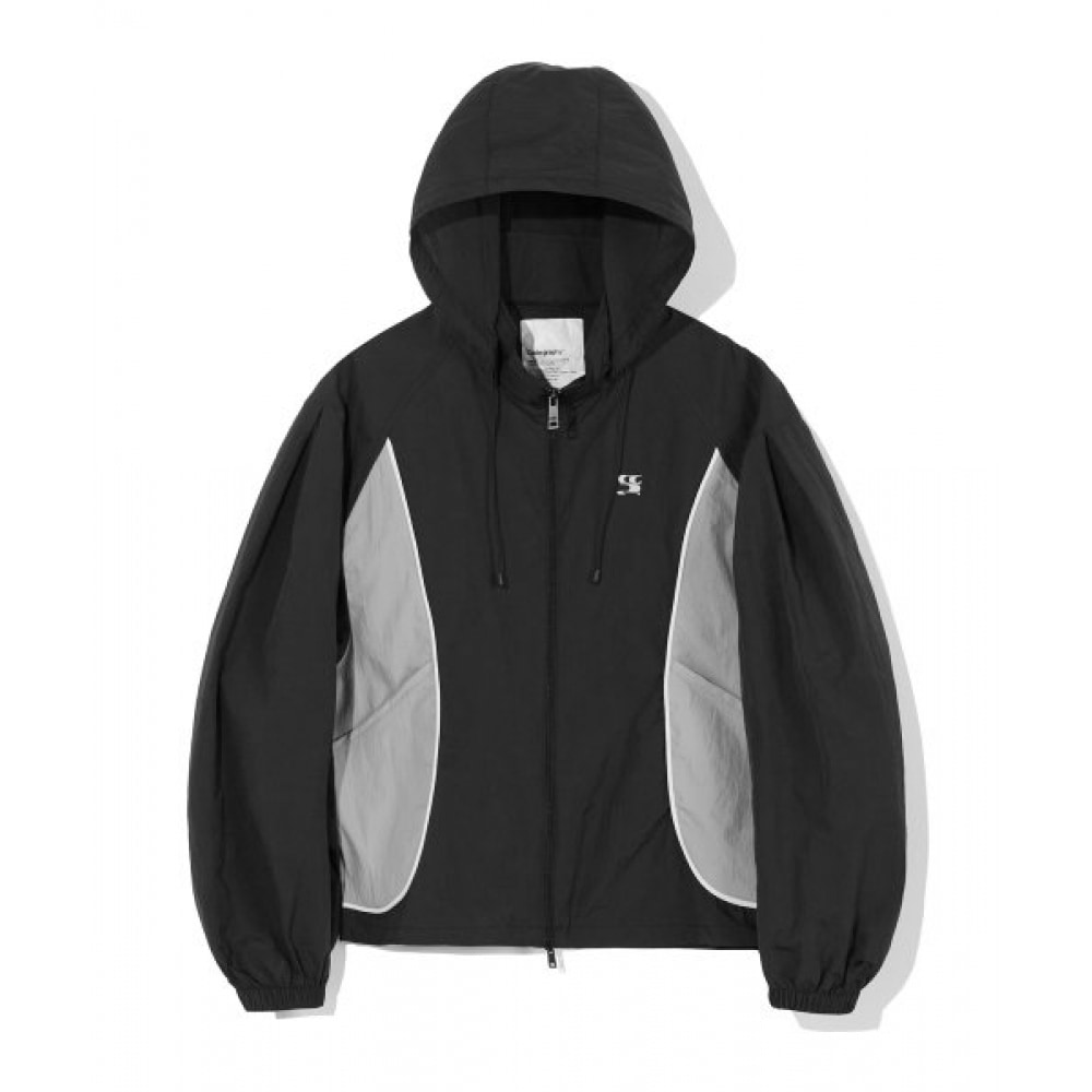 CODEGRAY (女性) ユーティリティカラーフード付きウィンドブレーカー_ブラック 7,559円