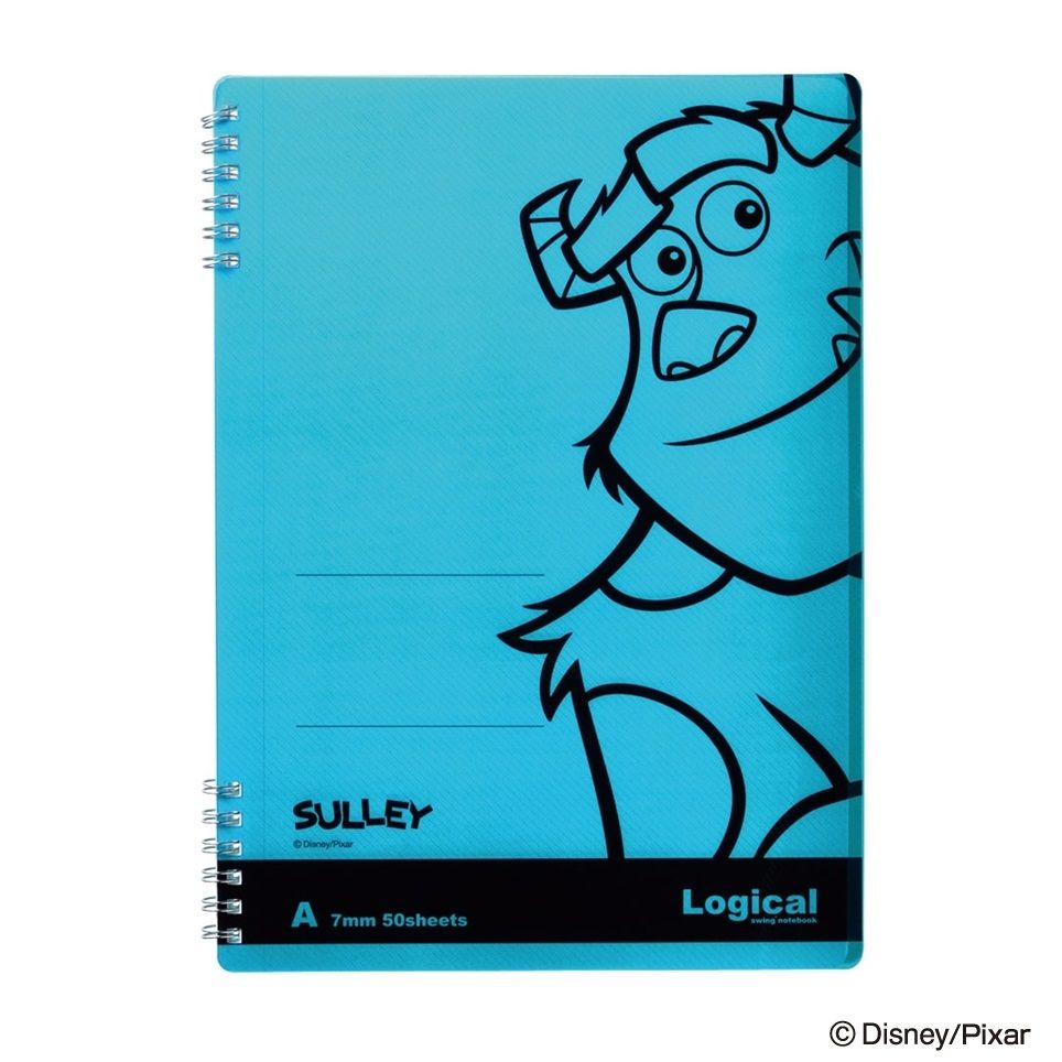 （まとめ買い）ナカバヤシ スイング/ロジカル Wリングノート ディズニー B5 サリー スカイブルー NW-B507-SB [x10セット]