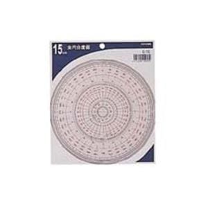 楽天市場】コンサイス 百分率全円分度器 直径15cm 360度 製図