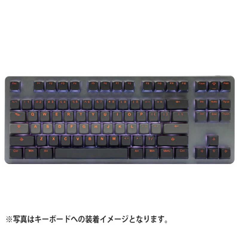 Tai-Hao　BOBO PBT BACKLIT Type Smoky Dawn ゲーミングキーキャップ グレー　BOBOSMOKEYDAWNKS