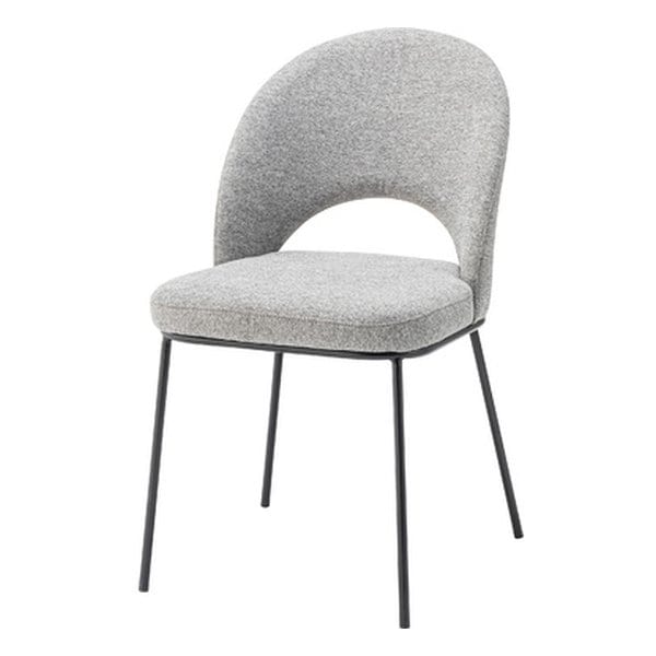 チェア ライトグレー 幅46×奥行き56×高さ81×座面高46cm MYS-504LGY