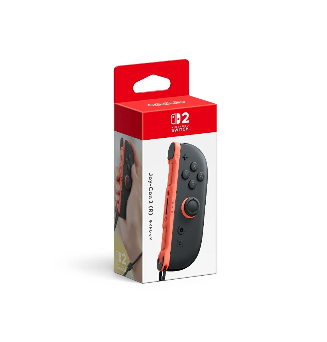 Nintendo Switch Joy-Con 2 (R) ライトレッド