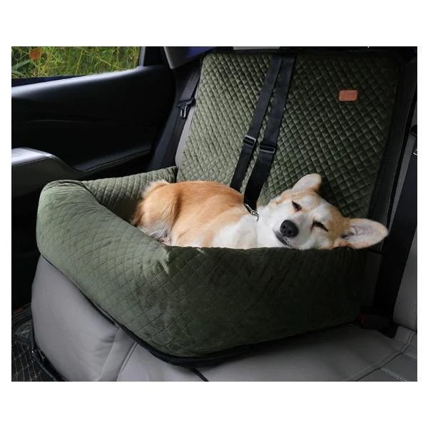 即納 車用ペットシート ペット用ドライブボックス 座席シート ドライブベッド かわいい 猫 中大型犬 車用ベッド 快適 汚れにくい 水洗い 飛び出し防止 酔わない