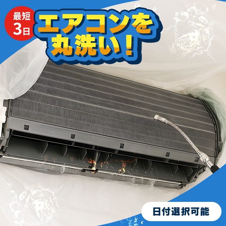 エアコン クリーニング 家庭用 お掃除機能なし 対象 掃除 清潔 スチーム除菌 防カビコーティング カビ 自動清掃なし *